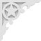 Ekena Millwork Austin Architectural Grade PVC Corbel, 1 7/8"W X 18"D X 18"H CORP01X18X18AU - alternate 2